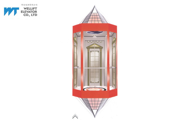 さまざまな形のエレベーターのインテリア・デザイン、贅沢で気高いエレベーターの小屋の設計