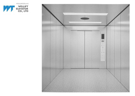 反スリップの版車の床が付いている塗られた鋼鉄車の貨物上昇のエレベーター/貨物エレベーター