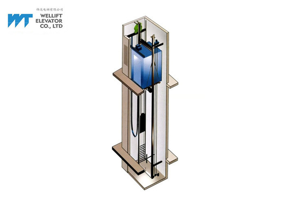 1000kg 1.5m/S機械Roomlessの乗客のエレベーターの保存の構造スペース