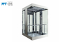 低雑音の外的なガラス エレベーターは小さい機械部屋が付いている50%の造るスペースを節約します