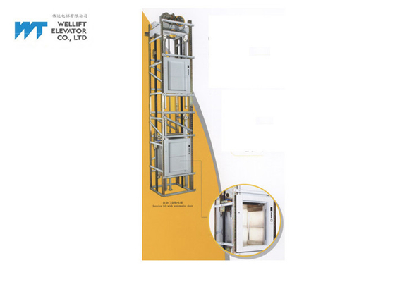 自動対外開放のダムウェイターのエレベーターの最大負荷200KGの窓のタイプ速度≤1.0 M/S