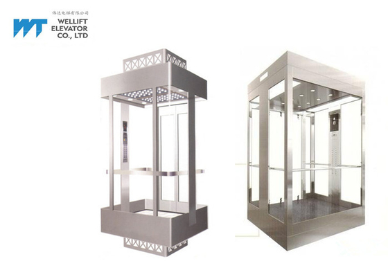 完全なガラス小屋のパノラマ式のガラス エレベーター/観察のエレベーターの負荷630-1600KG