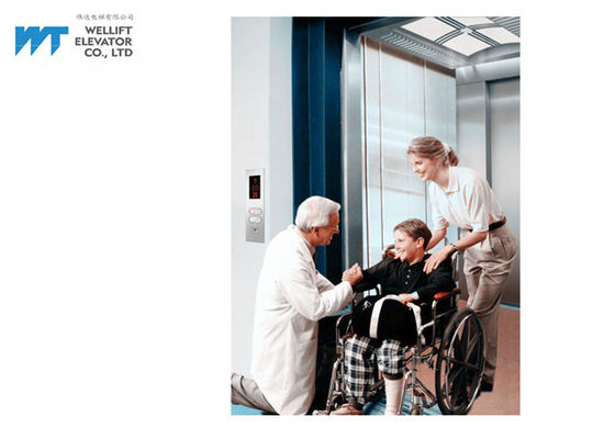 前部/後部ドアの病院用ベッドのエレベーター便利で小さい機械部屋のタイプ